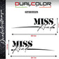 DualColorStampe® Adesivi Compatibili con Harley-Davidson Tribale MISS ROAD serbatoio DX-SX stickers Moto Motorbike COD. M0351