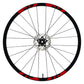 DualColorStampe Adesivi Cerchi Bici 26'' - 27,5'' - 28-29'' Pollici Ruota Bici MTB Bike Stickers Cerchi MTB - B0201