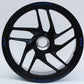 DualColorStampe Set di Strisce Cerchi Moto per 2 Ruote da 17" Pollici | Adesivi Ruote Moto | Adesivi Cerchi Moto Resiste a Pioggia e Sole | Design Racing D0075