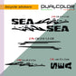 Set 6 Adesivi Stickers Decal Telaio Bici Bicicletta Kit adesivi telaio MTB BDC Universale Protezione COD. B0196