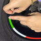 Strisce Cerchi Moto con colori della BANDIERA ITALIANA per 2 Ruote da 15" a 19" Pollici D0152