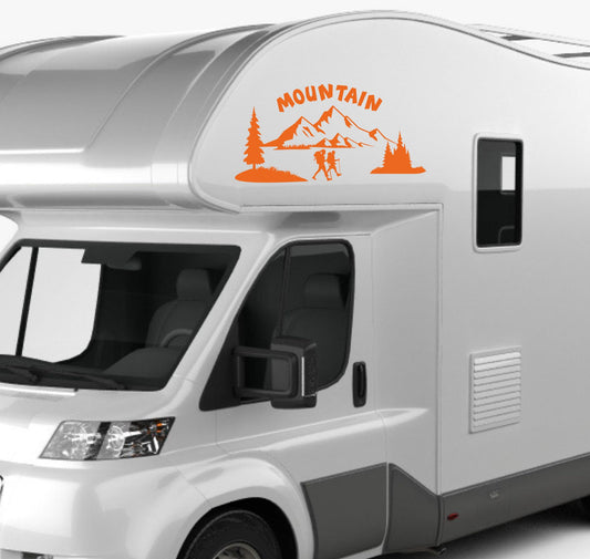 DualColorStampe Adesivo per Camper Compatibili con Adria Arca Bürstner Carthago Chausson Elnagh Hobby Mobilvetta Mclouis Caravan stickers roulotte - 0388
