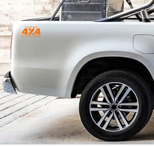 DualColorStampe Adesivi 4X4 Off road (2 PZ) Suv Fuoristrada decalcomania Pickup accessori stickers decal auto 0395