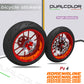 DualColorStampe Adesivi interno cerchi moto 17 POLLICI decal stickers cerchioni gomme strisce moto ADRENALINE COD.D0107