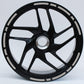 DualColorStampe® Confezione Adesivi Set Completo di Cerchi Strisce per Moto per 2 Ruote da 17'' pollici strips Design Sportivo COD.D0028