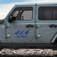 DualColorStampe® Adesivi 4x4 off road per Pickup e Auto - Resistenti e Impermeabili - Ideali per Tutti i Modelli - Set da 2 Pezzi decal auto tuning 0421