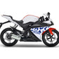 DualColorStampe Adesivi Compatibili con Yamaha YZF-R125 R125 (2014-2018) stickers carena moto grafica decal decalcomania M0168