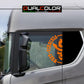 DualColorStampe Adesivi Compatibili con Scania Daf Iveco Man Camion accessori camion stickers camion finestrino WEST COD.0366