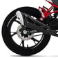 DualColorStampe Adesivi Compatibili con Benelli BN 125 (2021-2023) DX-SX Carena Moto + Strisce Cerchi 17'' Stelle Design - M0303