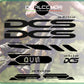 Set 7 Adesivi Stickers Decal Telaio Bici Bicicletta Kit adesivi telaio MTB BDC Universale Protezione DCS COD. B0185