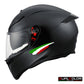 DualColorStampe Adesivi Stickers Bandiera Italiana Italia Tuning Sport Racing 6 Unità | Adesivo Bandiera Spagna per Auto Moto Scooter Quad Caschi | Resistenti alla Pioggia e al Sole