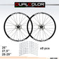DualColorStampe Adesivi Cerchi Bici 26'' - 27,5'' - 28-29'' Pollici Ruota Bici MTB Bike Stickers Cerchi FUOCO MTB - B0057