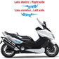 DualColorStampe Adesivi Compatibili con Yamaha Tmax 500 2008-2012 T-MAX Set Adesivi per carena kit sticker per moto COD.M0307