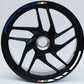Adesivi per cerchi moto 15 pollici Cerchioni Set Completo per 2 Ruote 15 Pollici Strisce Cerchi Custom universale D0104