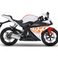 DualColorStampe Adesivi Compatibili con Yamaha YZF-R125 R125 (2014-2018) stickers carena moto grafica decal decalcomania M0168