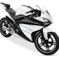 DualColorStampe Adesivi Compatibili con Yamaha YZF-R125 | decal stickers Moto Carena (DX-SX) adesivi personalizzati stelle colore a scelta M0128