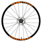 DualColorStampe Adesivi Cerchi Bici 26'' - 27,5'' - 28-29'' Pollici Ruota Bici MTB Bike Stickers Cerchi FUOCO MTB - B0057