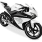 DualColorStampe Adesivi Compatibili con Yamaha YZF-R125 R125 (DX-SX) Carena moto decal stickers Design sport Tribale M0130