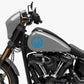 DualColorStampe® Adesivi Compatibili con Harley-Davidson bussola rosa dei venti serbatoio Set 2 stickers Moto Motorbike COD. M0357