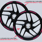DualColorStampe Adesivi cerchi moto compatibili con BMW R 1200 GS R 1250 GS F 650 GS G 310 GS F 750 GS stickers 17'' - 19'' pollici per bordo ruote Moto 19''17'' striscia D0126