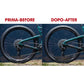 DualColorStampe Adesivi Cerchi Bici 26'' - 27,5'' - 28-29'' Pollici Ruota Bici MTB Bike Stickers Cerchi MTB accessori pellicola MTB B0043