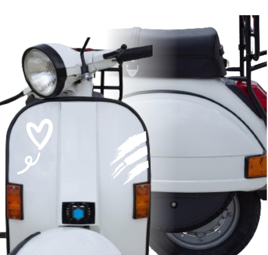 DualColorStampe Adesivi Compatibili con PIAGGIO VESPA 1981 PX 125 GTS 300 super GTV 300 GTV250 GTV125 M0366
