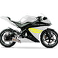 DualColorStampe Adesivi Compatibili con Yamaha YZF-R125 | Sticker Moto Carena (DX-SX) Personalizzabili | design zebrato Colorato M0120