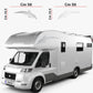 Adesivi stickers camper frase DELFINO ANIMALE mare frasi -caravan roulotte- accessori grafiche fiancata scegli colore cod. 0425 (cm 56 x 19,5)