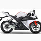 DualColorStampe Adesivi Compatibili con Yamaha YZF-R125 R125 (2014-2018) + Strisce per cerchi moto da 17'' pollici decalcomanie carena moto stickers Cod.M0240