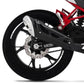 DualColorStampe Adesivi Compatibili con Benelli BN 125 (2021-2023) DX-SX Carena Moto + Strisce Cerchi 17'' Stelle Design - M0303