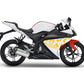 DualColorStampe Adesivi Compatibili con Yamaha YZF-R125 R125 (2014-2018) stickers carena moto grafica decal decalcomania M0168