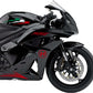 DualColorStampe Adesivi Compatibili con Honda CBR 600 RR (2007-2010) carena moto stickers Moto Motorbike BANDIERA ITALIANA COD.M0317