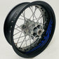 DualColorStampe Adesivi Cerchi Moto per 2 Ruote da 17" Pollici | Adesivi Ruote Moto | Adesivi Cerchi Moto Resiste a Pioggia e Sole | Design Racing D0128