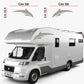 Adesivi stickers camper frase DELFINO ANIMALE mare frasi -caravan roulotte- accessori grafiche fiancata scegli colore cod. 0425 (cm 56 x 19,5)