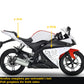 DualColorStampe Adesivi compatibili con Yamaha YZF-R125 Tribali 2014-2018 | Decalcomanie Carena Moto DX-SX M0174