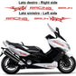  set adesivi decal vinile