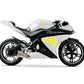 DualColorStampe Adesivi Compatibili con Yamaha YZF-R125 R125 (DX-SX) Carena moto decal stickers Design sport Tribale M0130