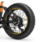 DualColorStampe Adesivi Cerchi Bici FAT BIKE 20'' Pollici Ruota Bici accessori Fat bike MTB Stickers Cerchi BANDIERA ITALIANA COD. B0128