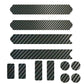 DualColorStampe Adesivi Protezione per Telaio della Bicicletta Pellicola Protettiva Adesiva in Carbonio Nero air free MTB Mountain Bike Bici - B0035
