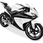 DualColorStampe Adesivi Compatibili con Yamaha YZF-R125 R125 (DX-SX) Carena moto decal stickers Design sport Tribale M0130