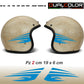 Adesivi Casco Moto – Strisce Sportive Universali | Stickers Helmet Personalizzabili in Vinile Impermeabile – Colore a Scelta C0074