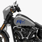 DualColorStampe® Adesivi Compatibili con Harley-Davidson dragon serbatoio Set 2 stickers Moto Motorbike COD. M0355