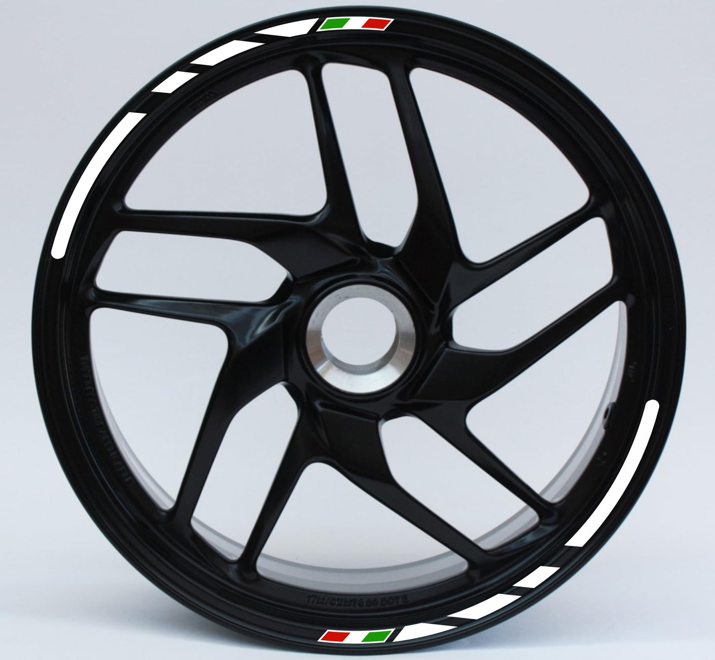 Adesivi per cerchi moto 15 pollici Cerchioni Set Completo per 2 Ruote 15 Pollici Strisce Cerchi Custom universale D0104