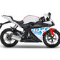 DualColorStampe Adesivi Compatibili con Yamaha YZF-R125 R125 (2014-2018) stickers carena moto grafica decal decalcomania M0168