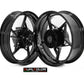 DualColorStampe Adesivi Cerchi Moto per 2 Ruote da 17" Pollici | Adesivi Ruote Moto | Adesivi Cerchi Moto Resiste a Pioggia e Sole | Design Racing D0128