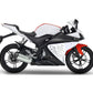 DualColorStampe Adesivi compatibili con Yamaha YZF-R125 Tribali 2014-2018 | Decalcomanie Carena Moto DX-SX M0174