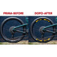 DualColorStampe Adesivi Cerchi Bici 26'' - 27,5'' - 28-29'' Pollici Ruota Bici MTB Bike Stickers Cerchi MTB - B0201
