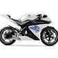 DualColorStampe Adesivi Compatibili con Yamaha YZF-R125 R125 (DX-SX) Carena moto decal stickers Design sport Tribale M0130