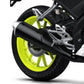DualColorStampe Confezione Adesivi Set Completo di Cerchi Strisce per Moto per 2 Ruote da 17'' pollici strips Design Racing NAPOLI D0116