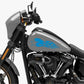 DualColorStampe® Adesivi Compatibili con Harley-Davidson fiamma tribale stella militare serbatoio Set 2 stickers Moto Motorbike COD. M0353